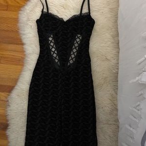 Outcast clothing black corset jumpsuit